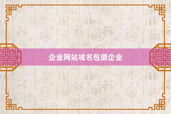 企业网站域名包摄企业